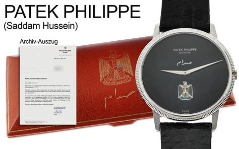 Patek Philippe Calatrava Iraqi AirForce Saddam .